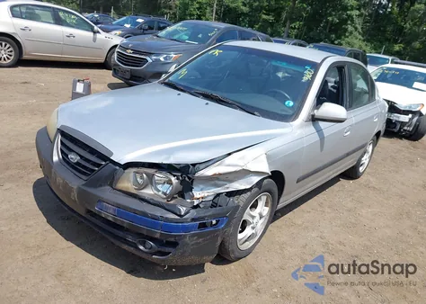 2005 Hyundai Elantra Gls/Gt из США, поврежденный, VIN KMHDN46D75U006667